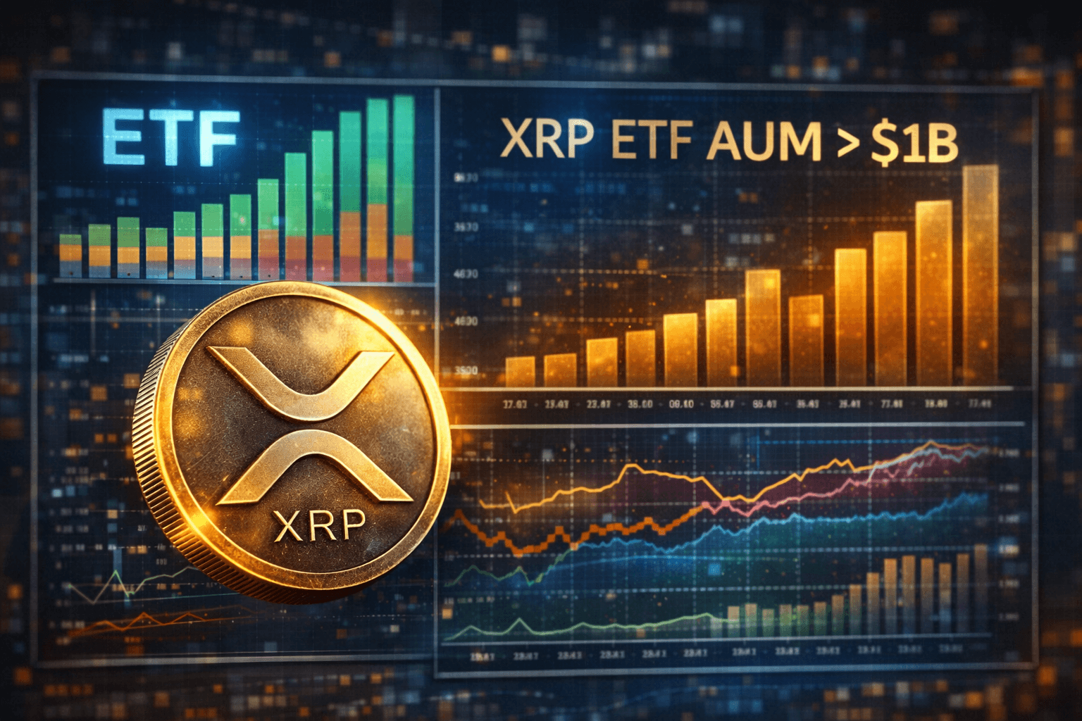 "XRP ETF AUM Tops $1B But Price Remains Stagnant  Here’s Why"