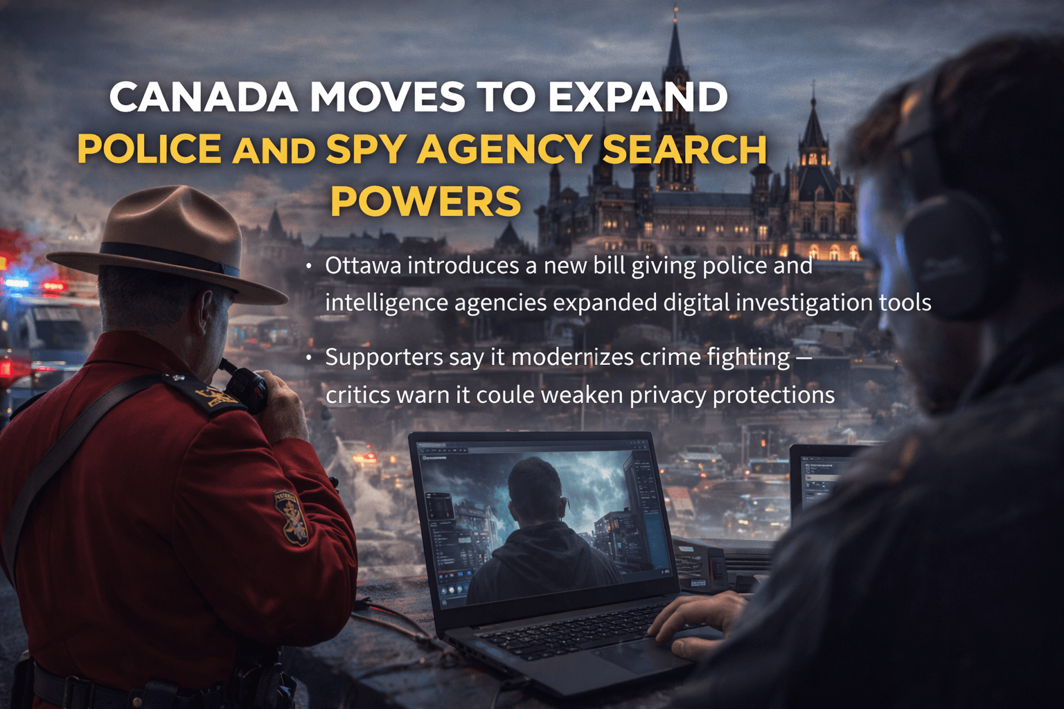 Canada Moves To Expand Police And Spy Agency Search Powers