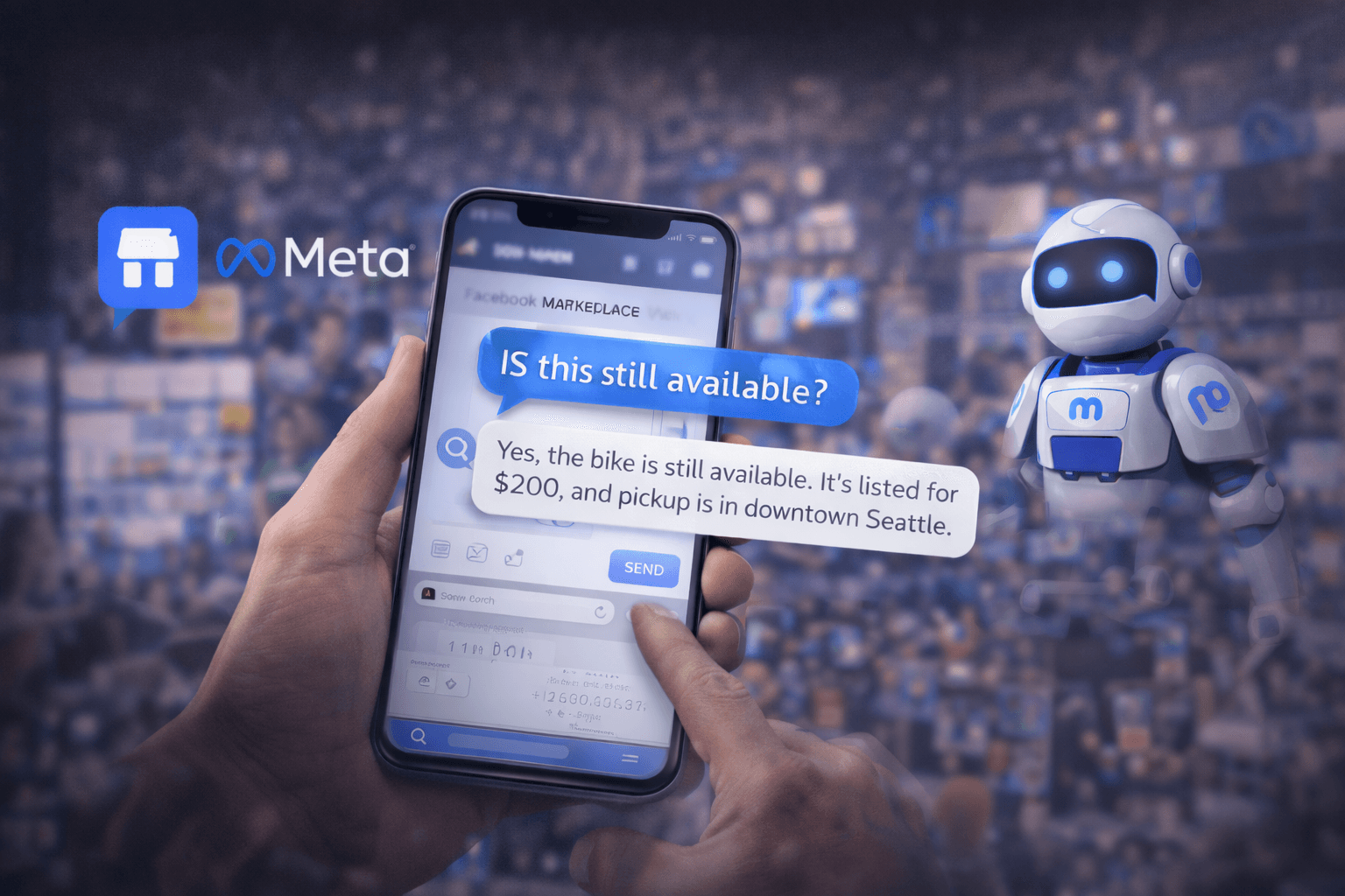 Facebook Marketplace Adds AI That Can Reply to Buyers for Sellers