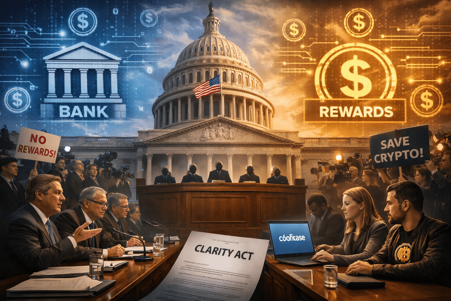 The Tipping Point in Stablecoin Regulation How the CLARITY Act Sparks a Battle Within the Crypto Coalition