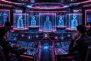 Engineers monitor glowing AI agent sandboxes, policy controls, and secure infrastructure layers inside a futuristic cybersecurity operations room.
