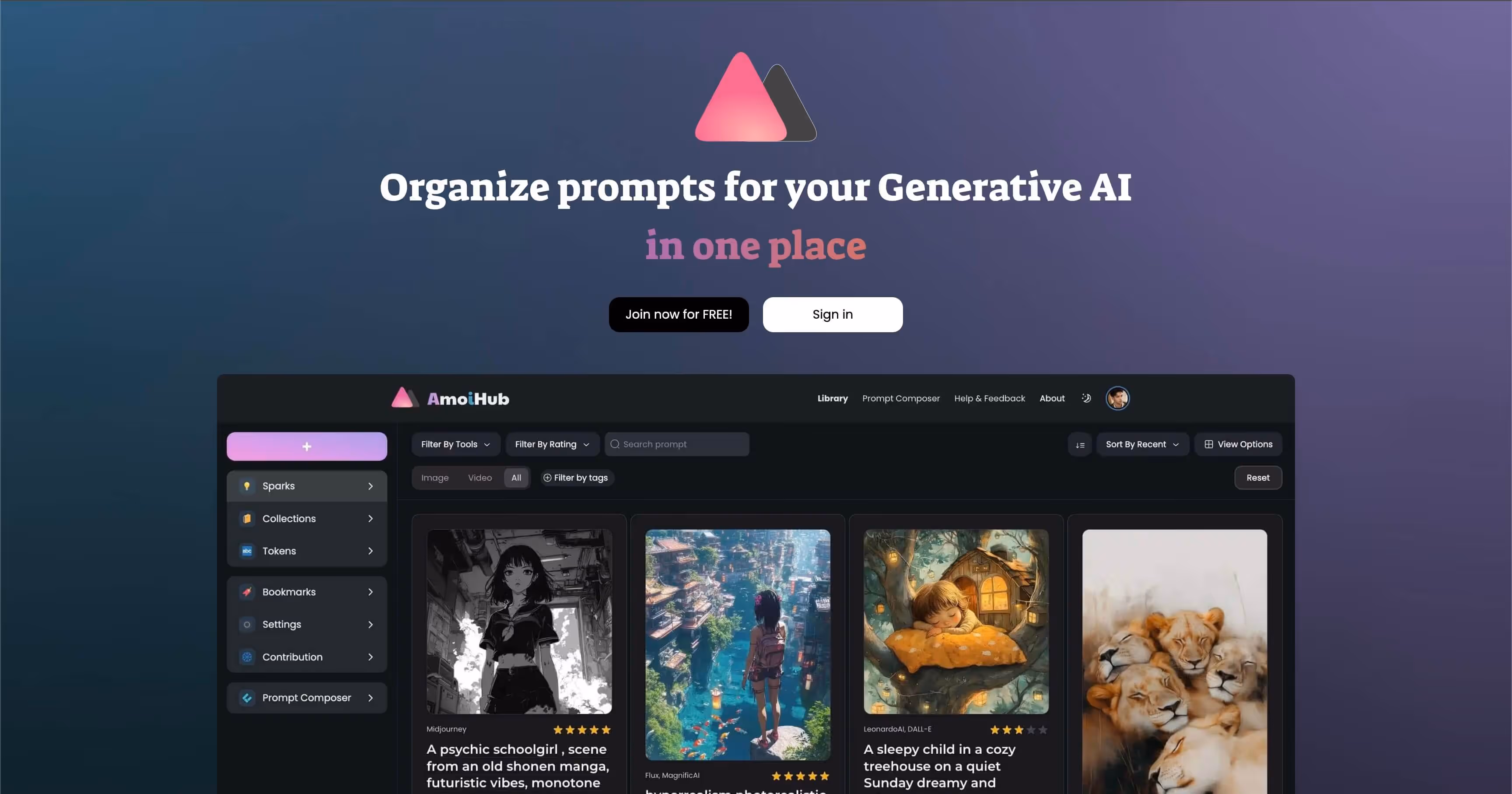 Amoihub screenshot