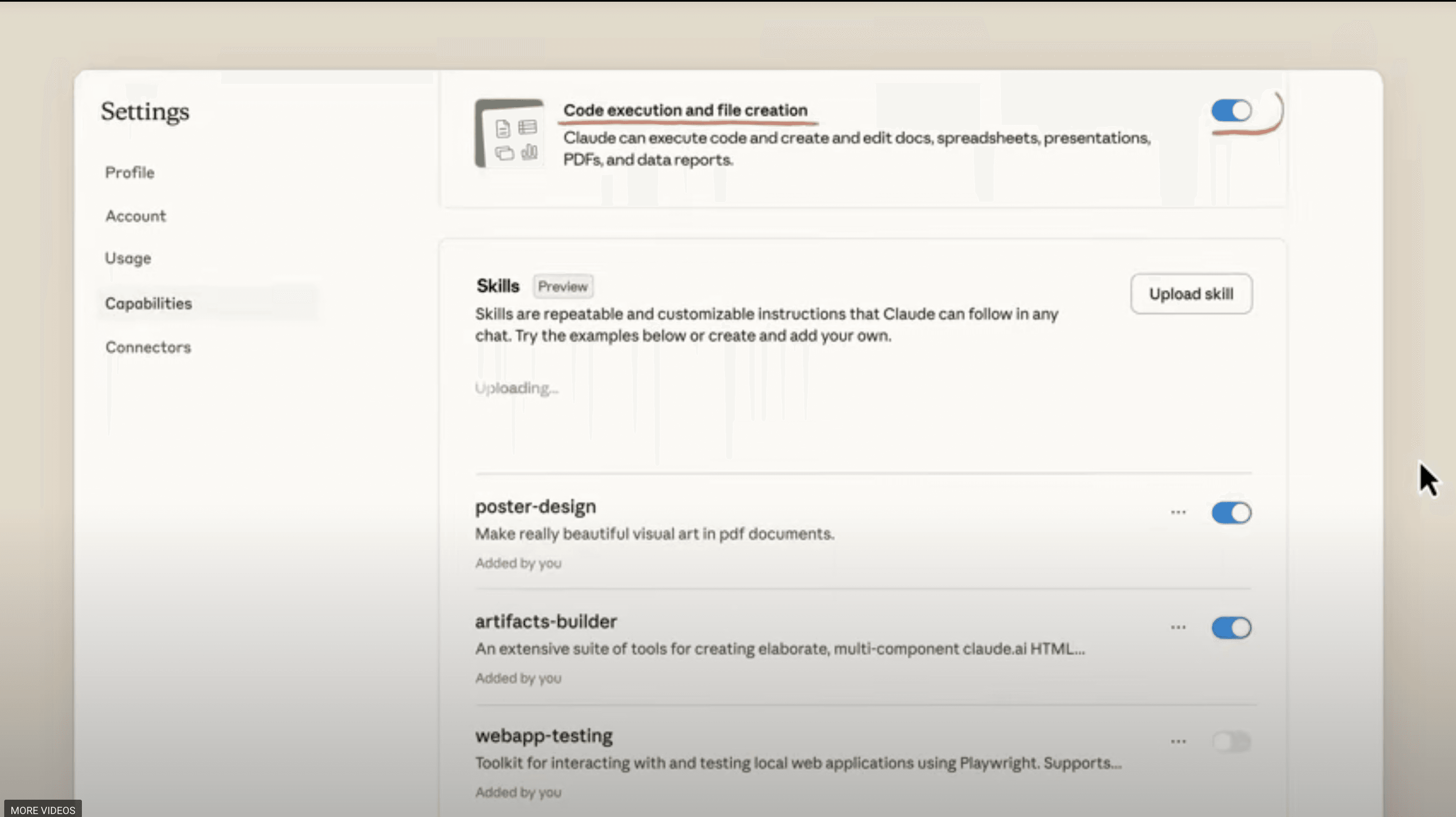 Agent Skills screenshot