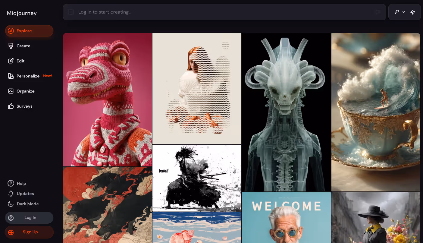 Midjourney screenshot