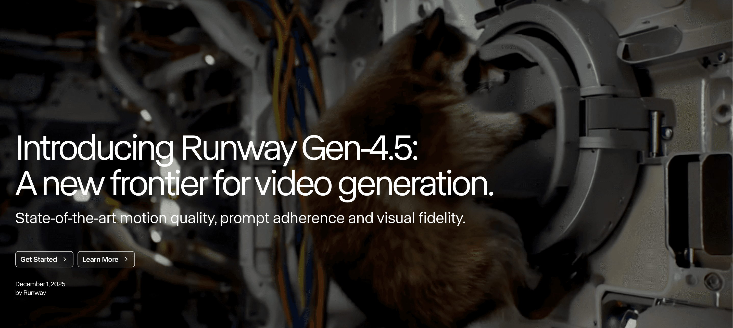 Runway Gen-4.5 screenshot