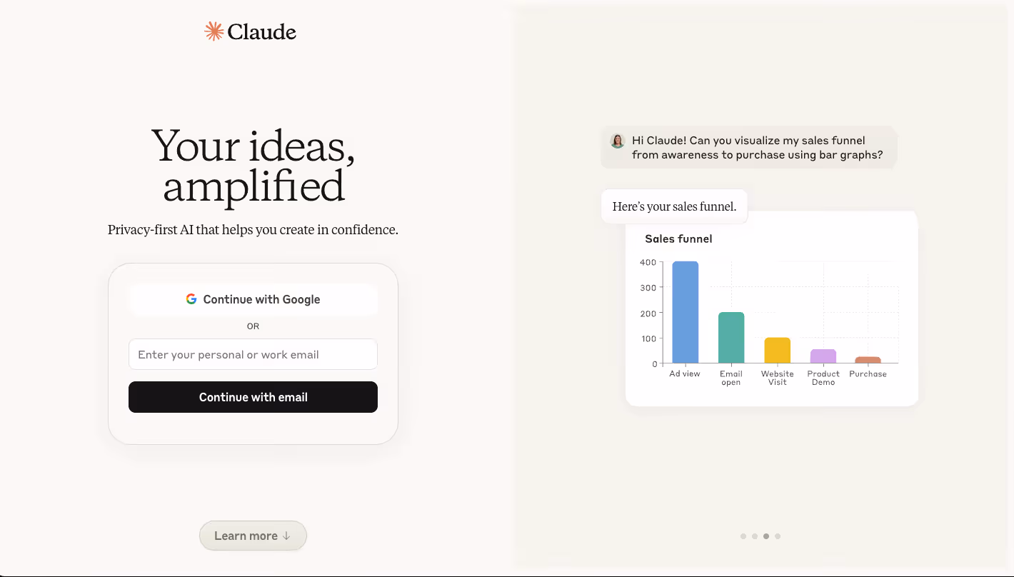 Claude screenshot